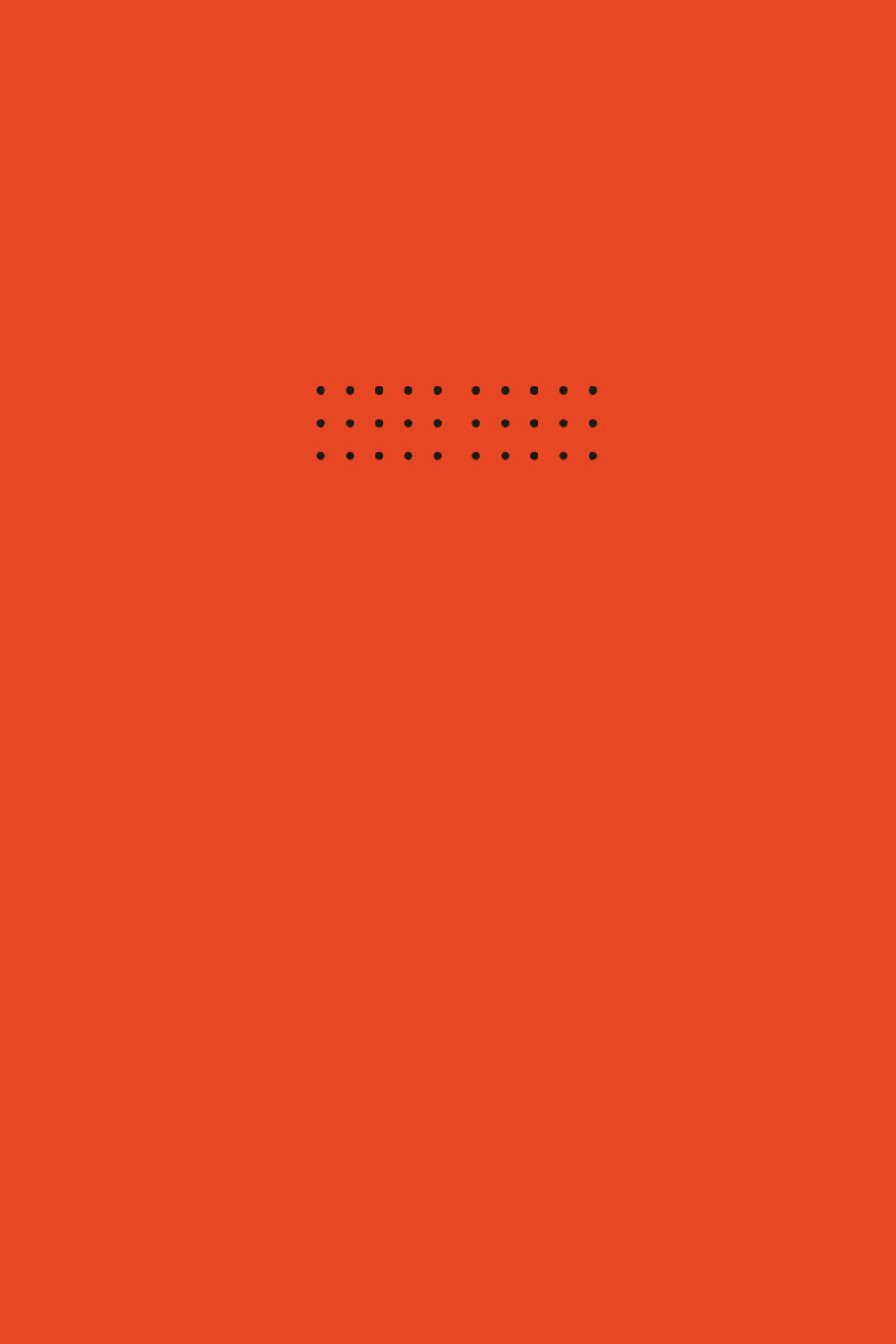 Dot Grid Journal - Sunset Orange